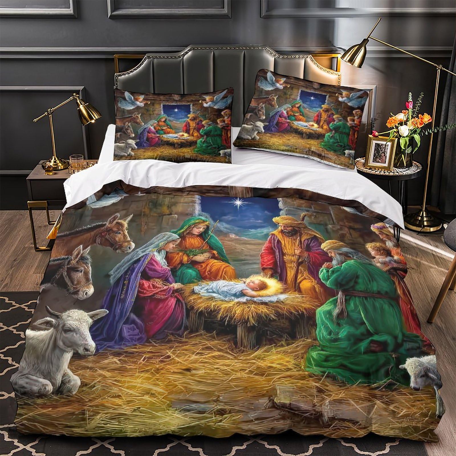 Housse de couette 3D respirante et hypoallergénique pour un sommeil d'hiver doux