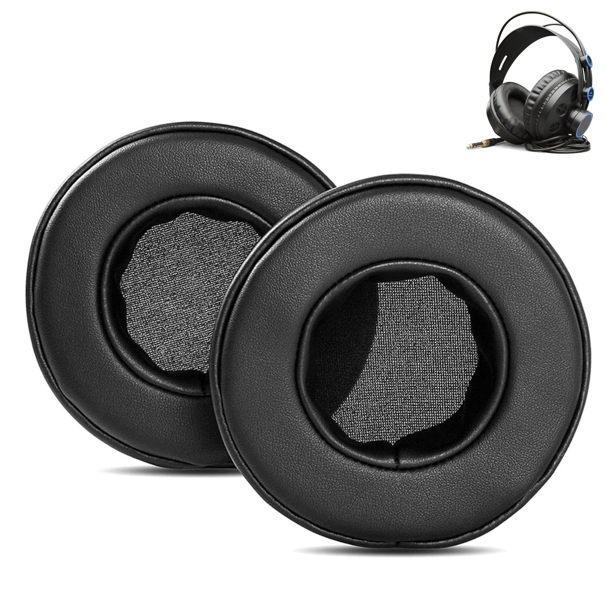 Premium Protein Leather Earpads Replacement for PreSonus HD7 HD 7 Headphone Ear Cushions