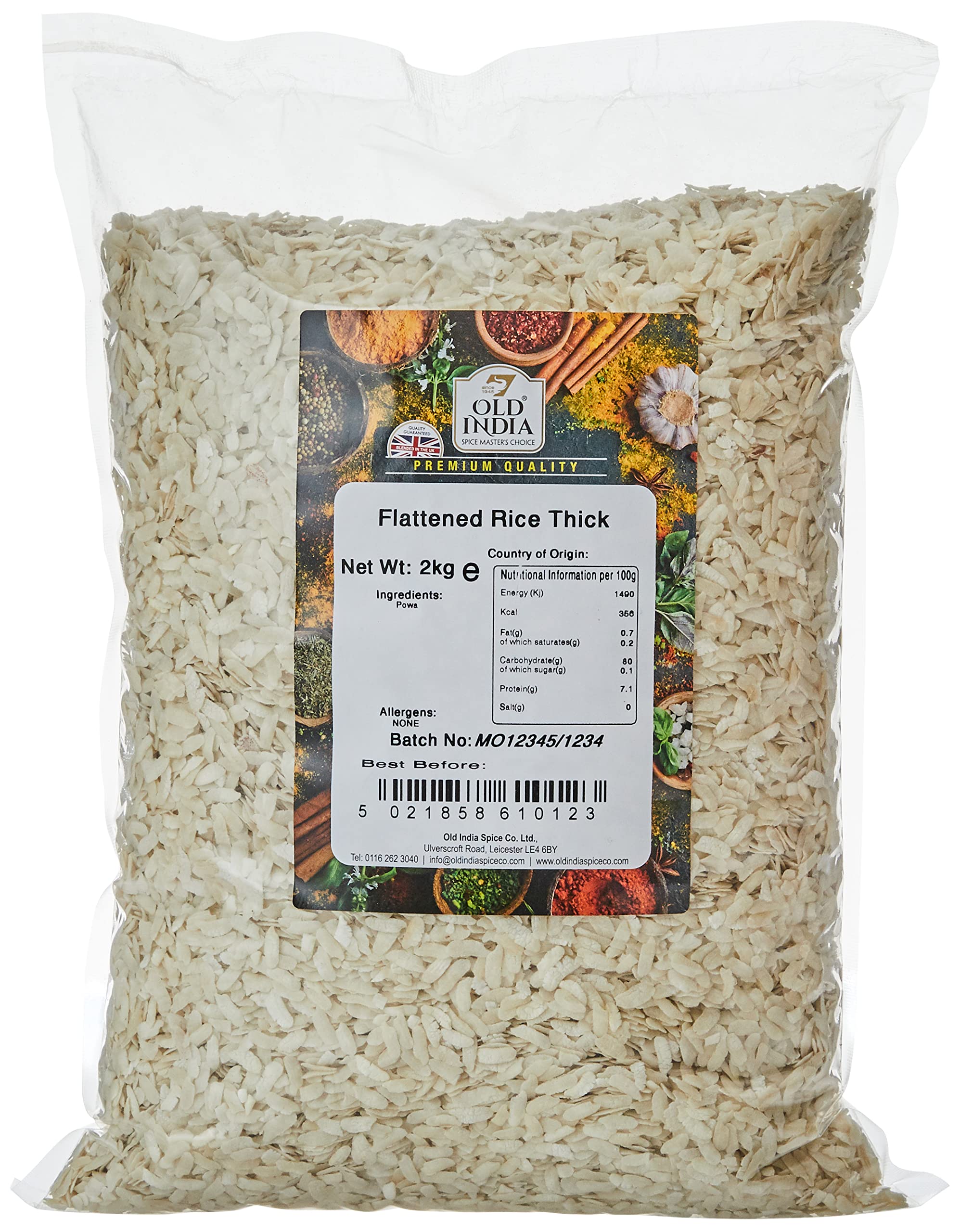 Old India Flattened Rice Thick 2kg