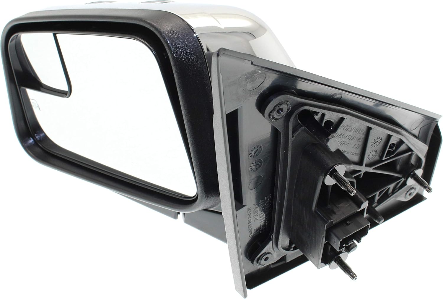 Kool Vue Driver Side Power Heated Mirror for Lincoln MKX 2010 With Spotter Glass & Puddle Lamp Chrome