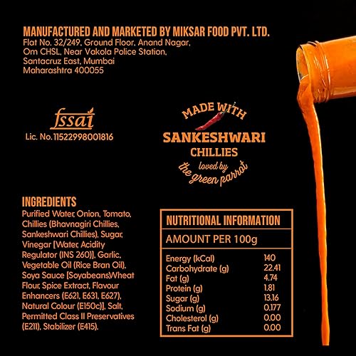 Miniatura 2 de NAAGIN Salsa picante india  The Original (8.11 oz, 8.11 oz)  Salsa picante clásica y dulce  picante medio  Mejora instantánea de sabor  100% vegana