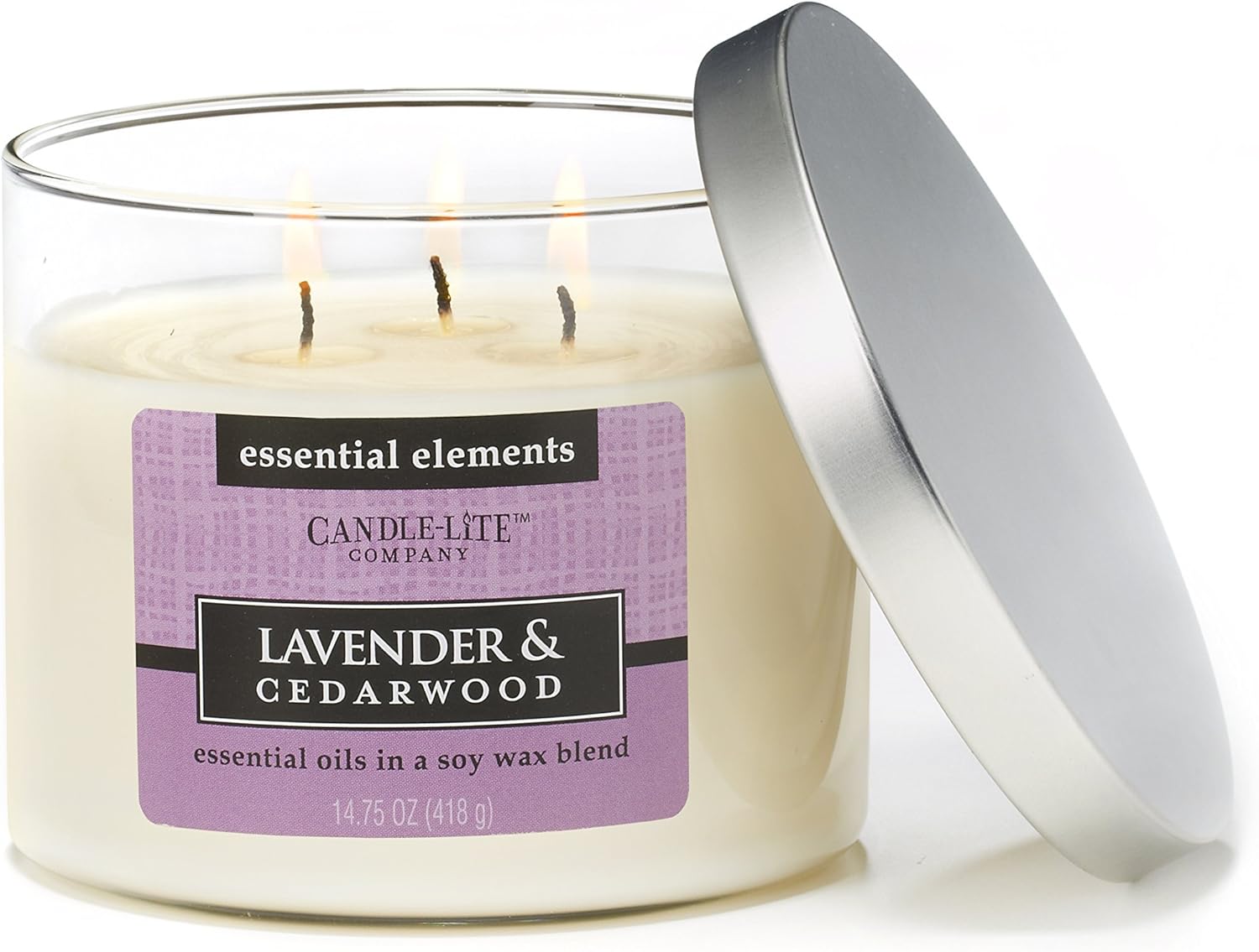 Candlelite Essential Elements 143/4Ounce 3 Wick Candle