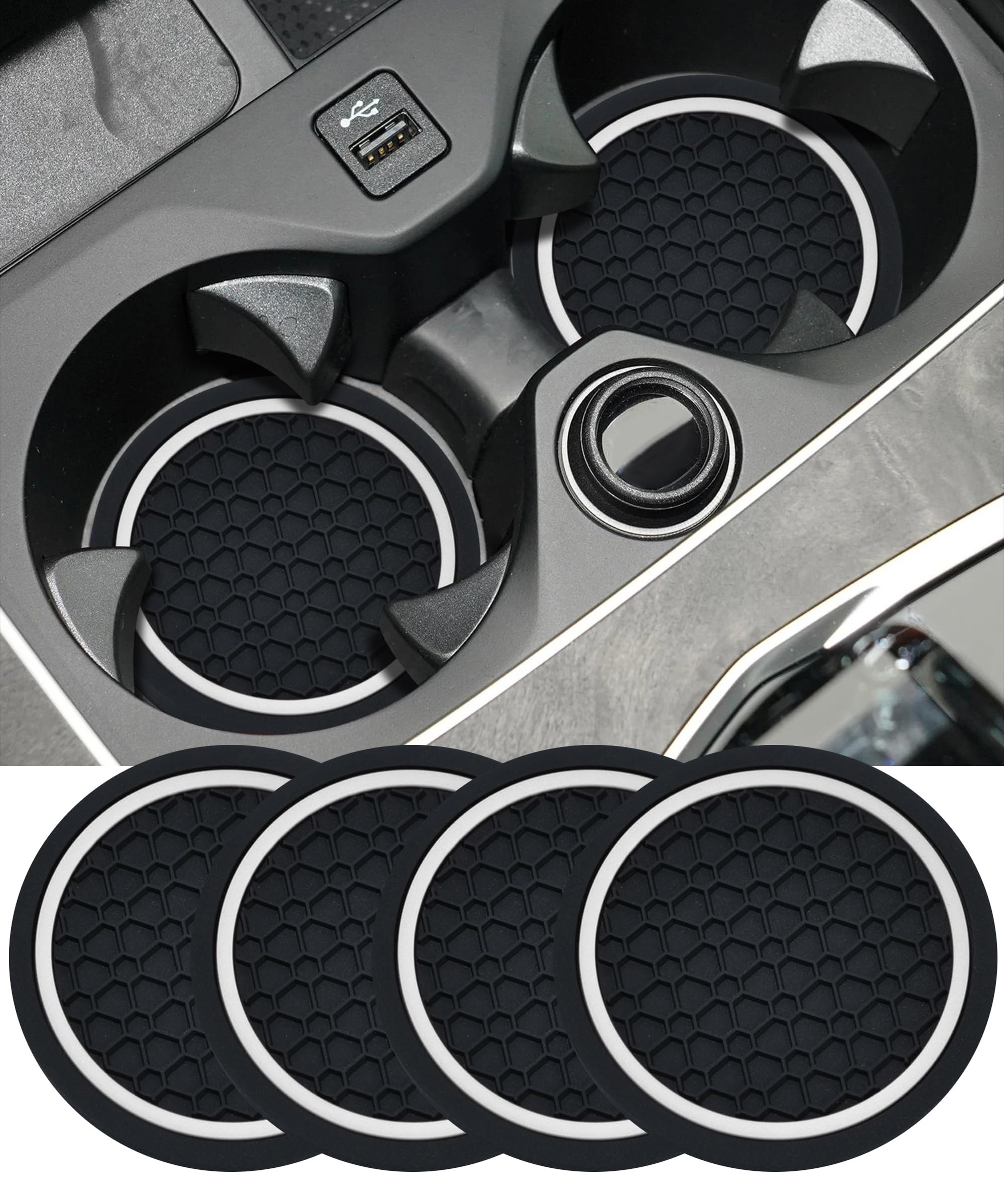 UBOG 4PCS Car Coasters | Mubboo
