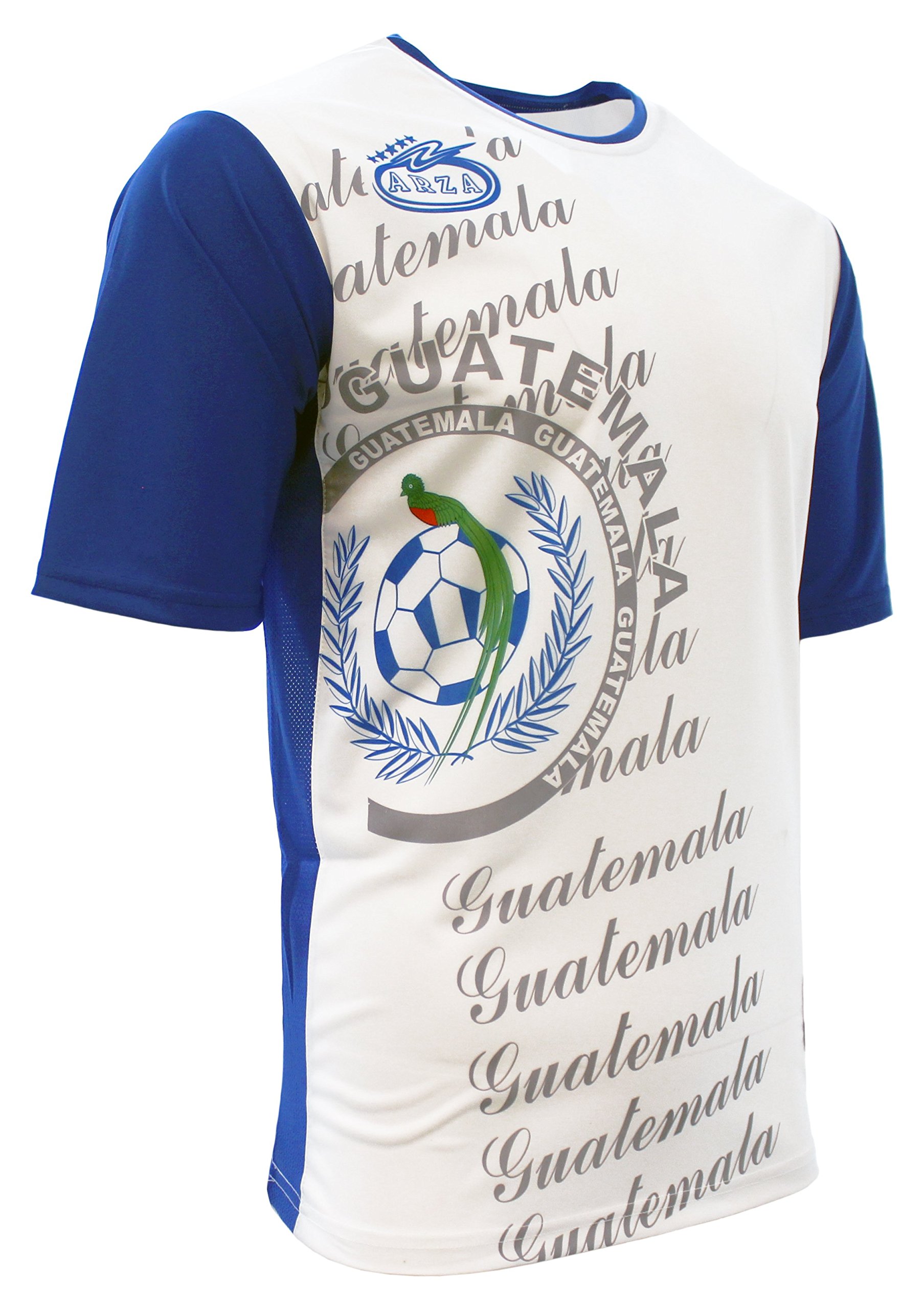 ARZA Guatemala Soccer Jersey Color White Design