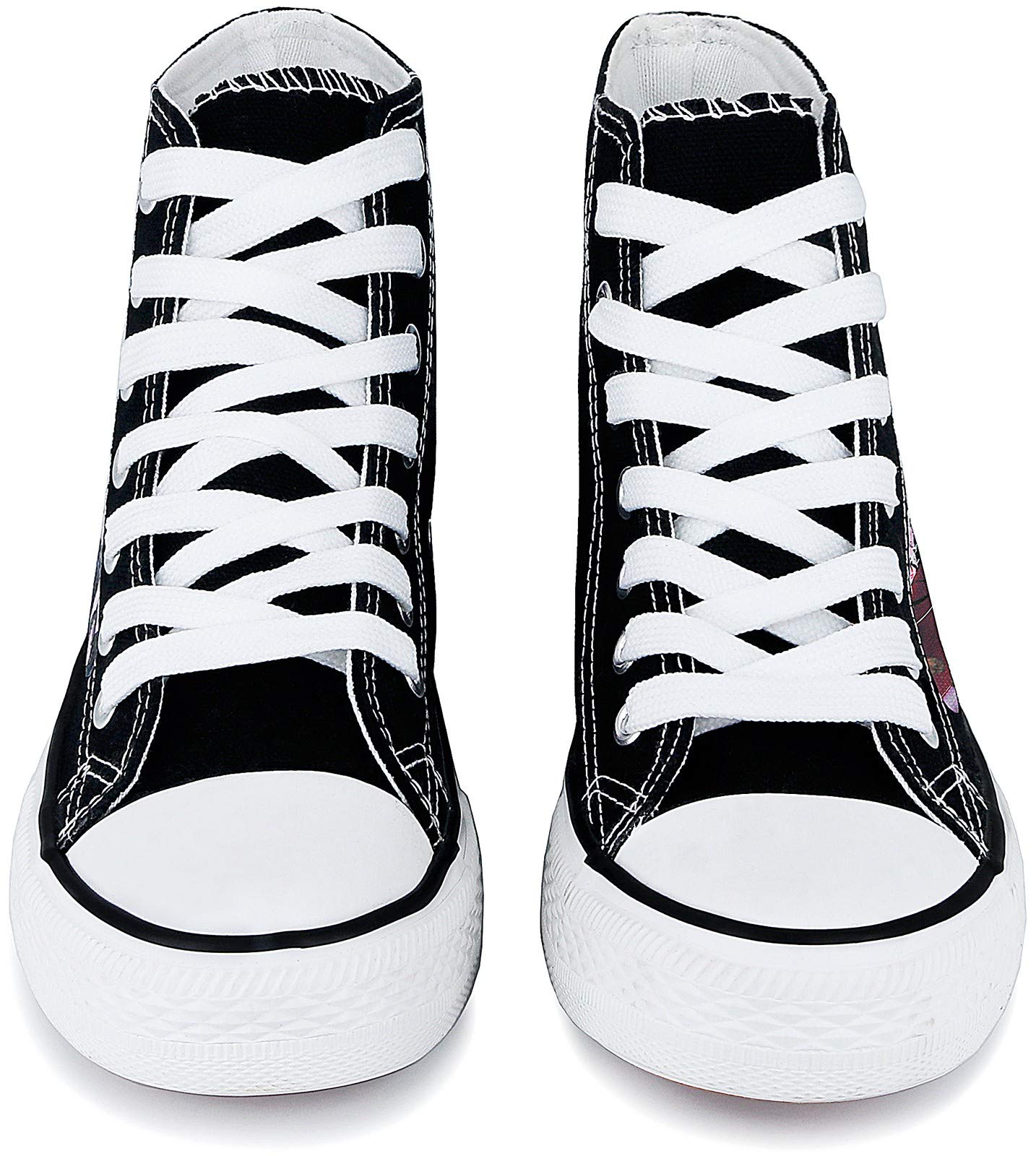 Roffatide Anime My Hero Academia Scarpe da Ginnastica Alte in Tela Stampate Sneaker da Skateboard Stringate Slip-Ons
