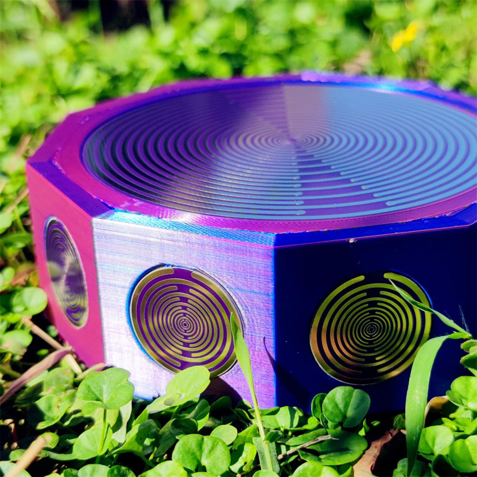 Disco Polarizante Tesla MWO De 12X4cm, Oscilador De Ondas Múltiples De 10/2.5cm, Actualización Y Mejora De La Cabeza Redonda Bobina MWO De 24 Giros, Energización del Agua Y Equilibrio Armónico