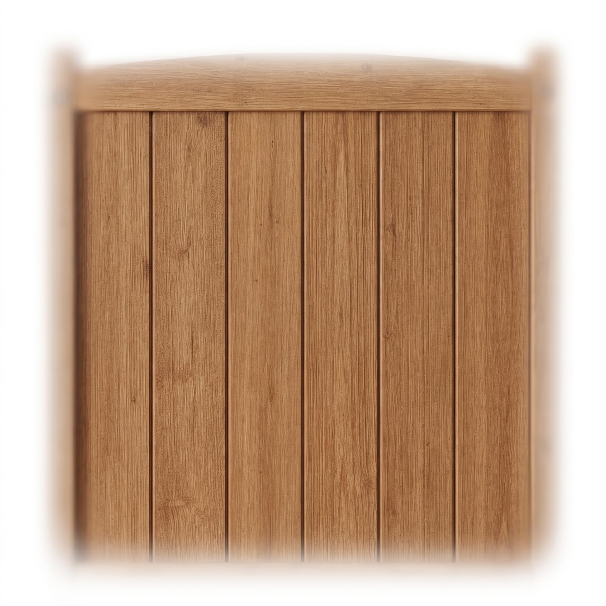 Mucola Blumenkübel Pflanzkübel Holz eckig 50 cm inkl. Pflanzfolie Braun | Für Blumen, Sträucher und Gemüse, geschwungene Abschlüsse mit silbernen Nägeln im Country-Look, auch für Innenhöfe geeignet