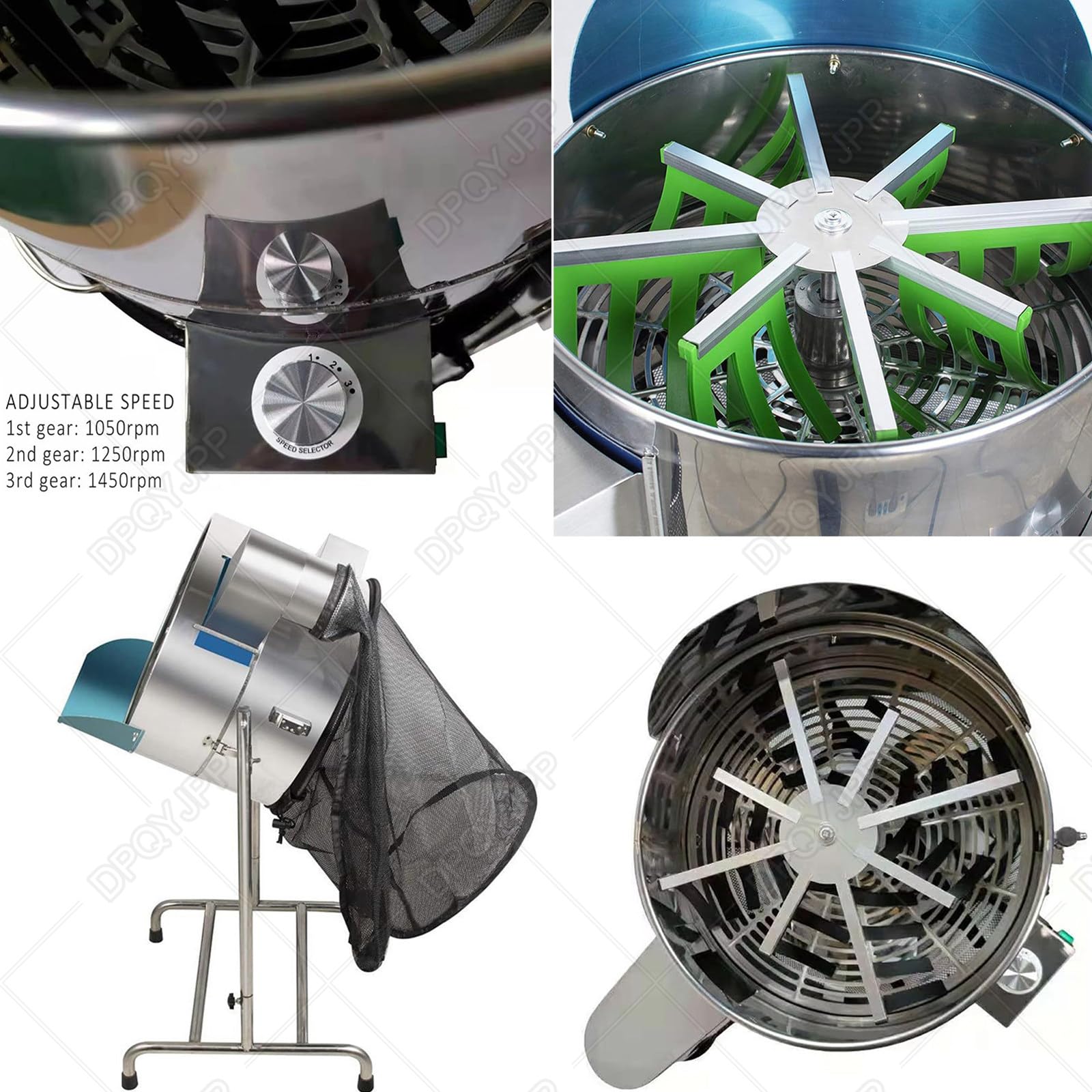 Cortadora eléctrica de hojas de brotes de 60 W, cortadora de plantas de acero inoxidable, cuchillas de grado alimenticio para hierbas, romero, menta, cilantro