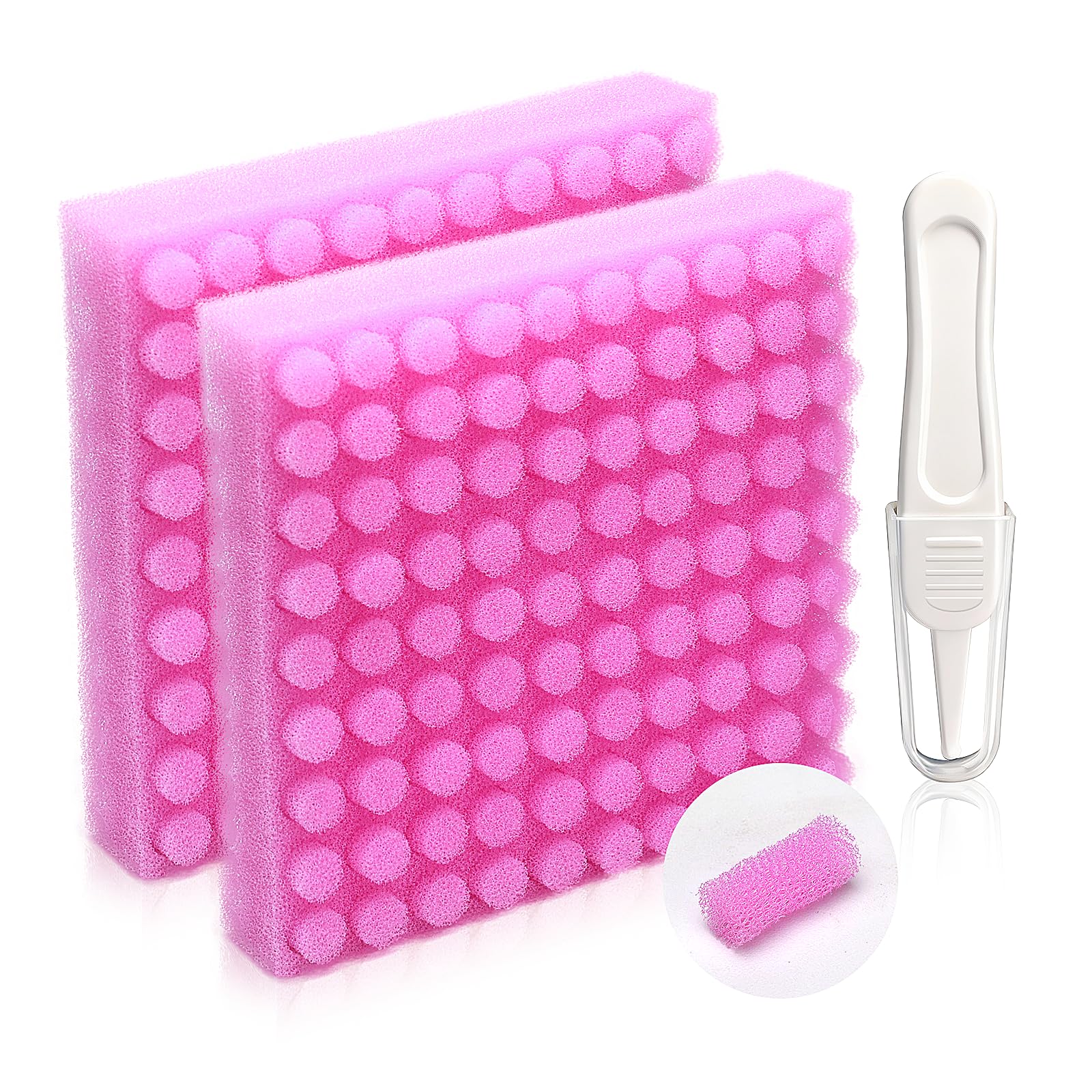 Replacement for NozeBot Nasal Aspirator Hygiene Filter, 180 Packs Baby Nose Cleaner Filters Comes with Baby Nose Cleaning Tweezer, Purple