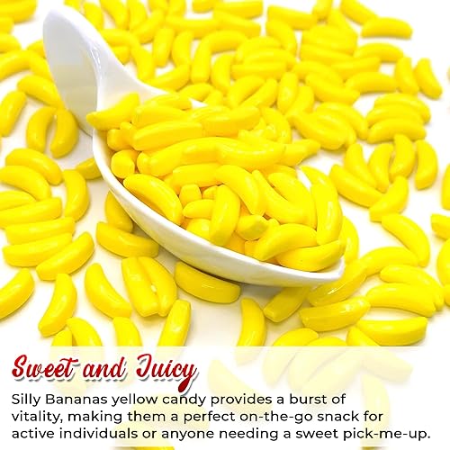Miniatura 2 de NY Spice Shop - Plátanos tontos de dextrosa amarilla  Bocaditos de plátano a granel  Bocadillos saludables con sabor a fruta (1 libra)