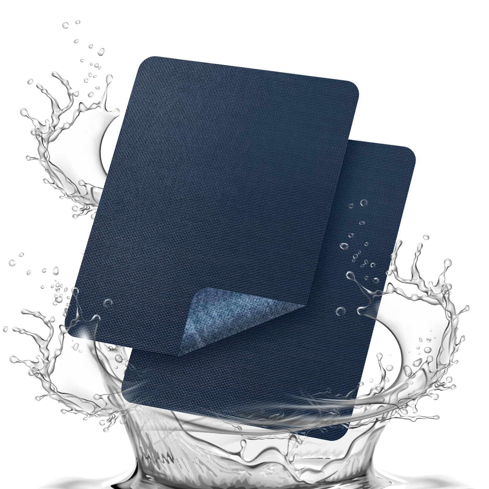 Waterproof Fabric Repair Patch 9 11Inch 2 Pcs Self-Adhesive Fabric Repair Kit PVC Repair Patch for Tent Canvas