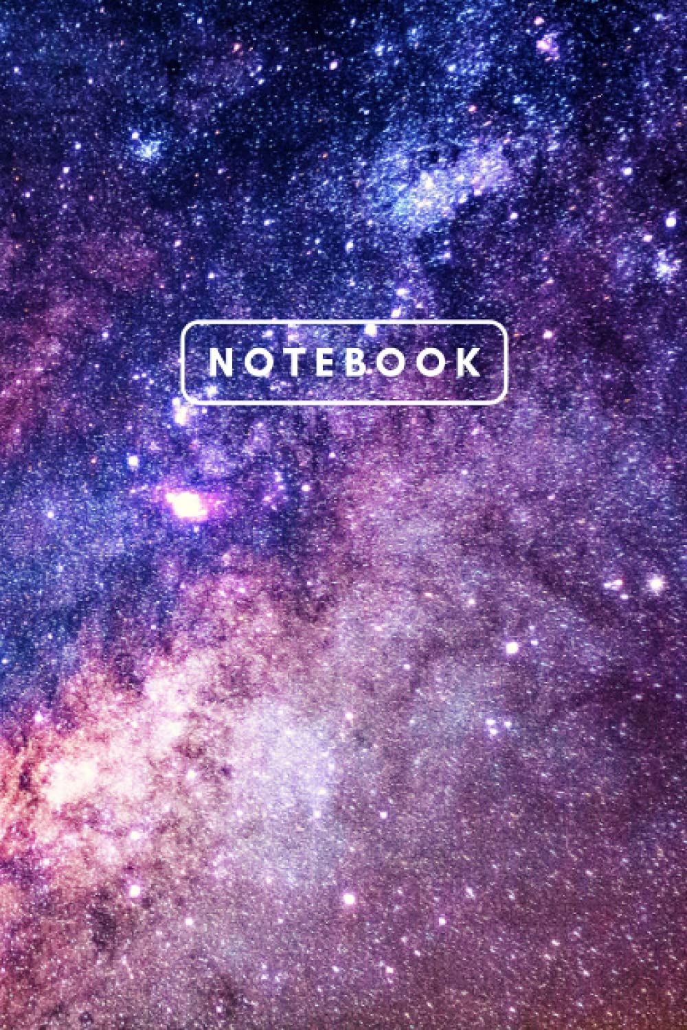 Night Sky Notebook: College Ruled 6x9 Starry Theme Journaling Notebook