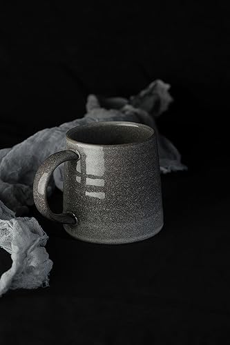 Miniatura 3 de LUXU Tazas de café de cerámica de 20 onzas, tazas grandes de té de café, 1 unidad, tazas de capuchino de porcelana, bonitos accesorios de barra de