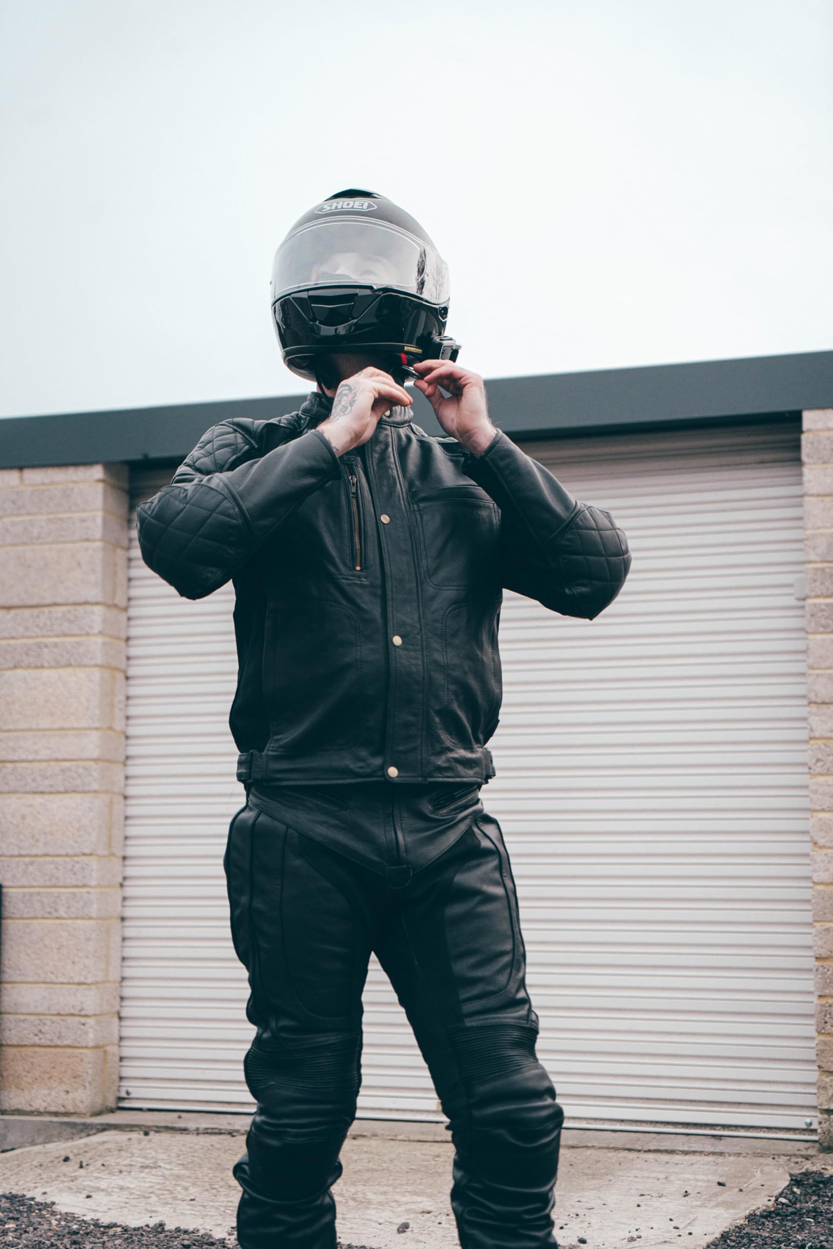 Texpeed motorradhose leder herren mit protektoren - Schwarz Vollnarbiges Lederhose echtleder mit rüstung (EN 1621-1) Biker gepanzerte