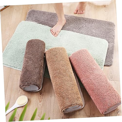 Miniatura 2 de Plush Water Absorbent Carpet Mat Skid Resistant Floor Rug for Bathroom Bedroom and Living Room Coffee