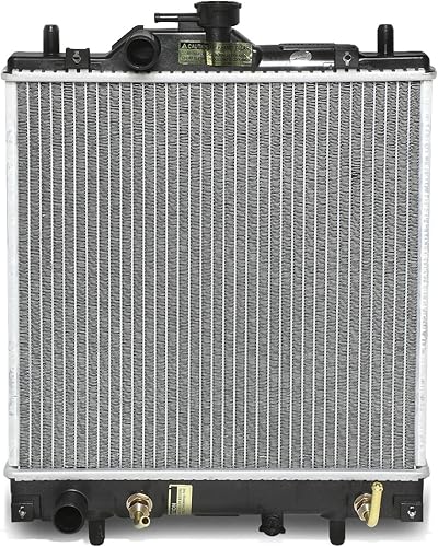 Miniatura 39 de DNA Motoring OEM-RA-13283 - Radiador de núcleo de aluminio estilo fábrica de 23-9/16 pulgadas, compatible con Suzuki Esteem AT/MT 99-02