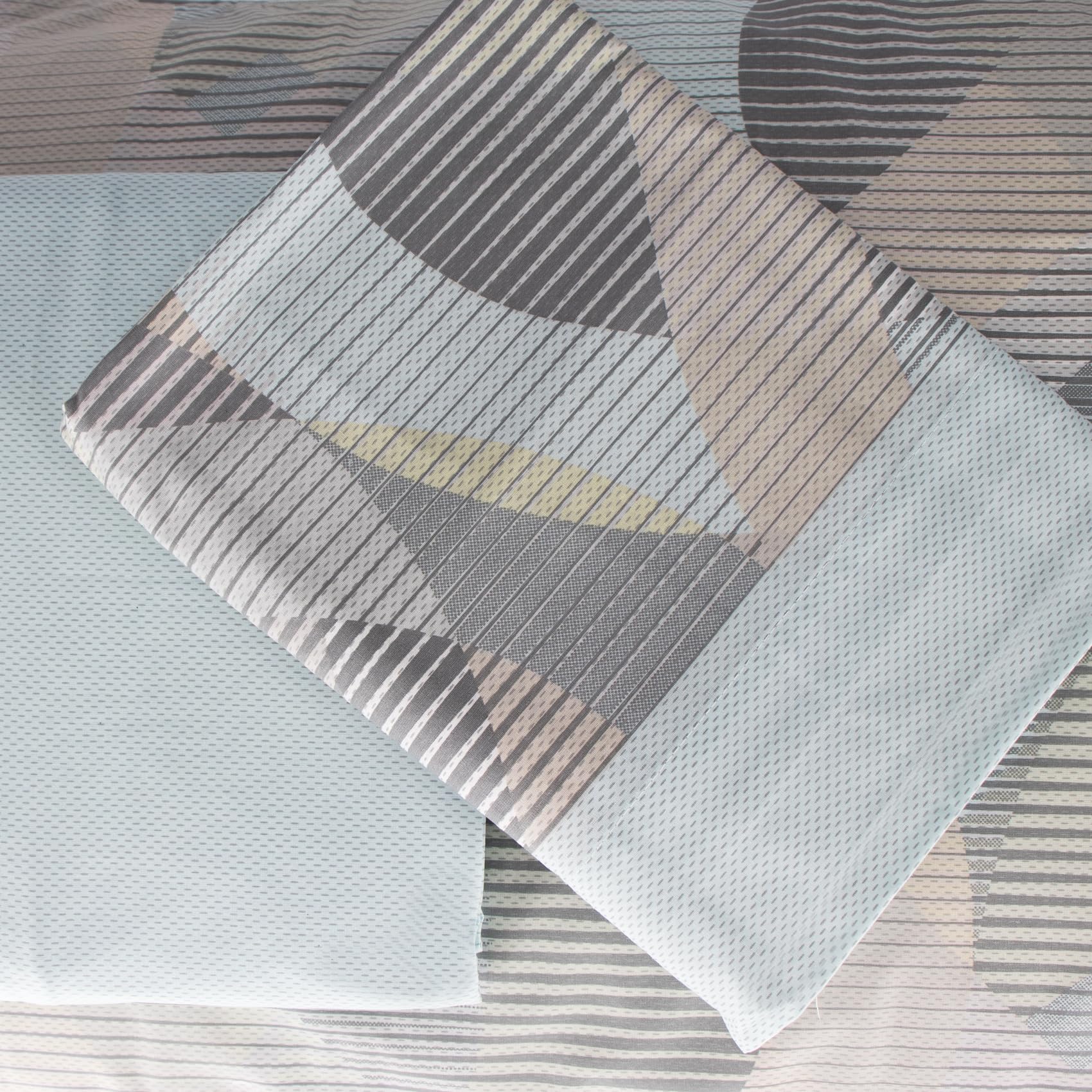 Vallesusa Loira Double Bed Sheet Set, Grey, Queen-size bed - Image 2