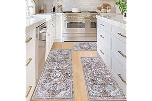 Ileading Boho Kitchen Rugs Sets Carpet Sweeper Manual