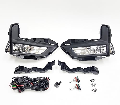 LEDIN para 2017 2018 2019 2020 Nissan Rogue S SL SV híbrido niebla conducción luz conjunto con interruptor bisel cables bombillas