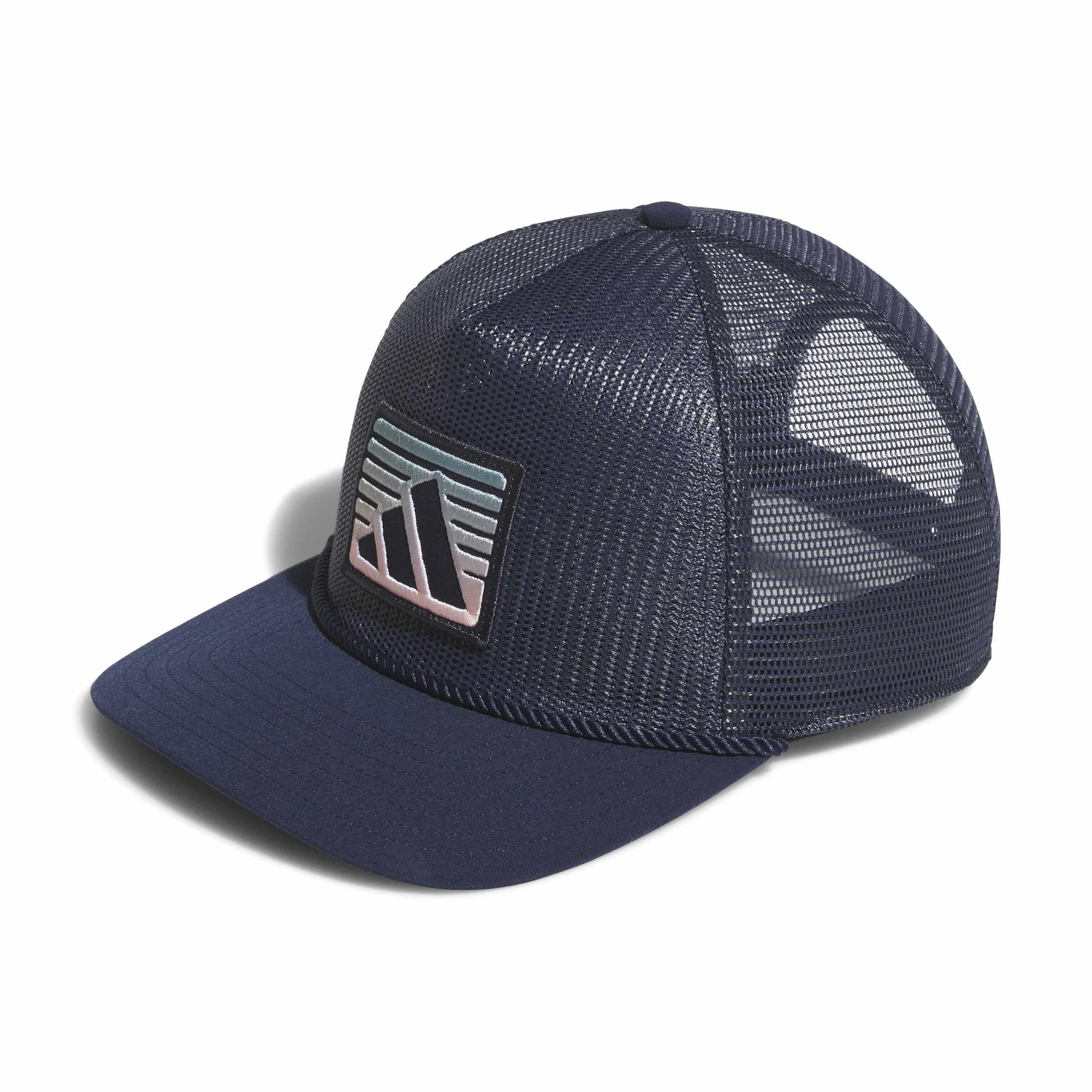 adidas Men's MESH 5 Panel Rope HAT, Collegiate Navy, S-M