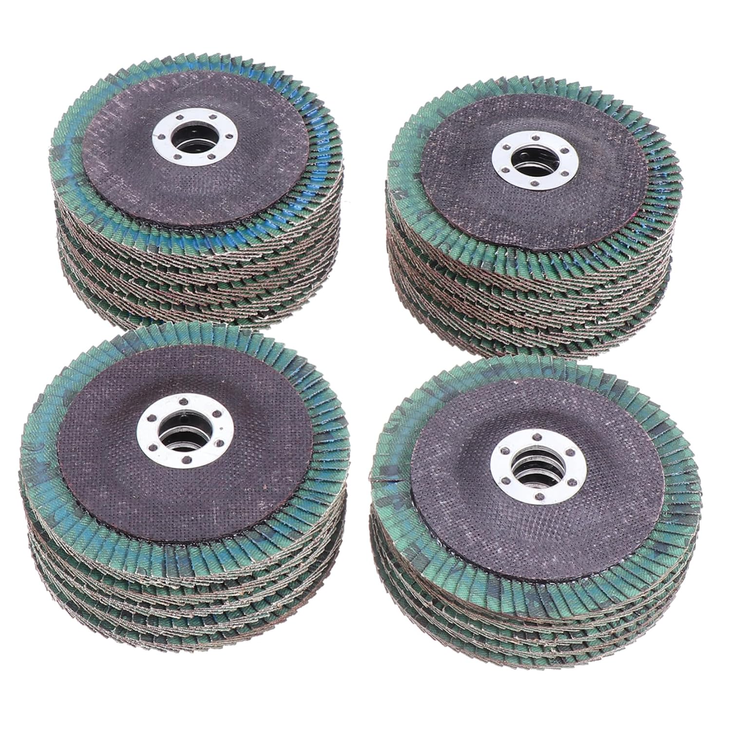 Alipis 20 Pcs Flap Discs Sanding Discs for Angle Grinder Sturdy Grinding Wheels Hook and Loop Attachment Polishing Grinding Wheel for Wood and Metal