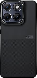 NIUKIN Rugged Soft Back Case for Motorola Edge 70 Fusion | Shockproof Scatrchproof Cover | Black (Design 02) Price In India