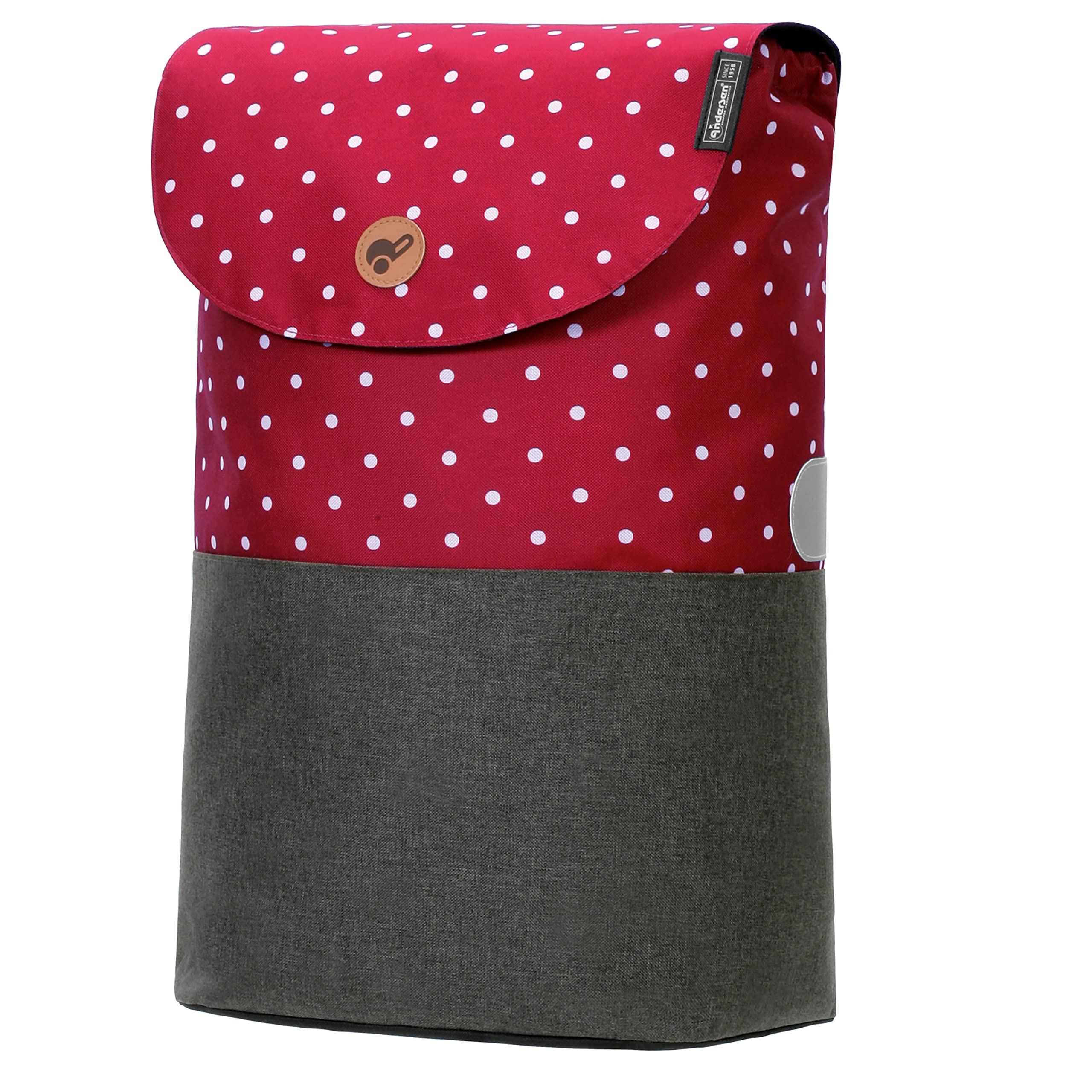 ANDERSEN Einkaufstrolley - Scala Shopper Duko rot 36 L Shopping,wasserabweisend, klappbar, leichtgängig, leise Räder