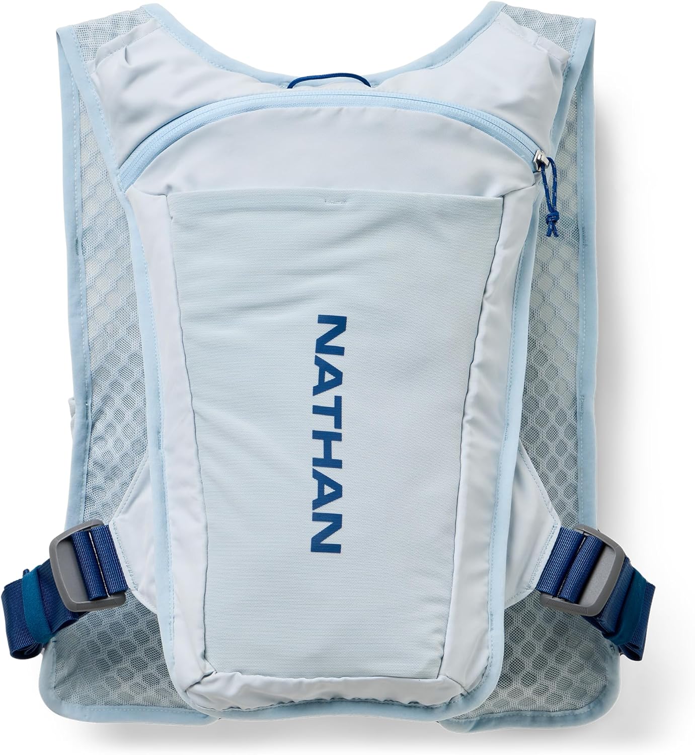 Nathan QuickStart Hydration Pack Vest with Bladder or flasks, Storage Pockets, Breathable Moisture-Wicking Fabric, Adjustable Straps for Running, Hiking, Walking, Marathons, Obstacle Races