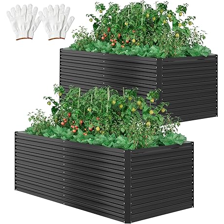 DWVO Raised Galvanized Garden Bed Kit