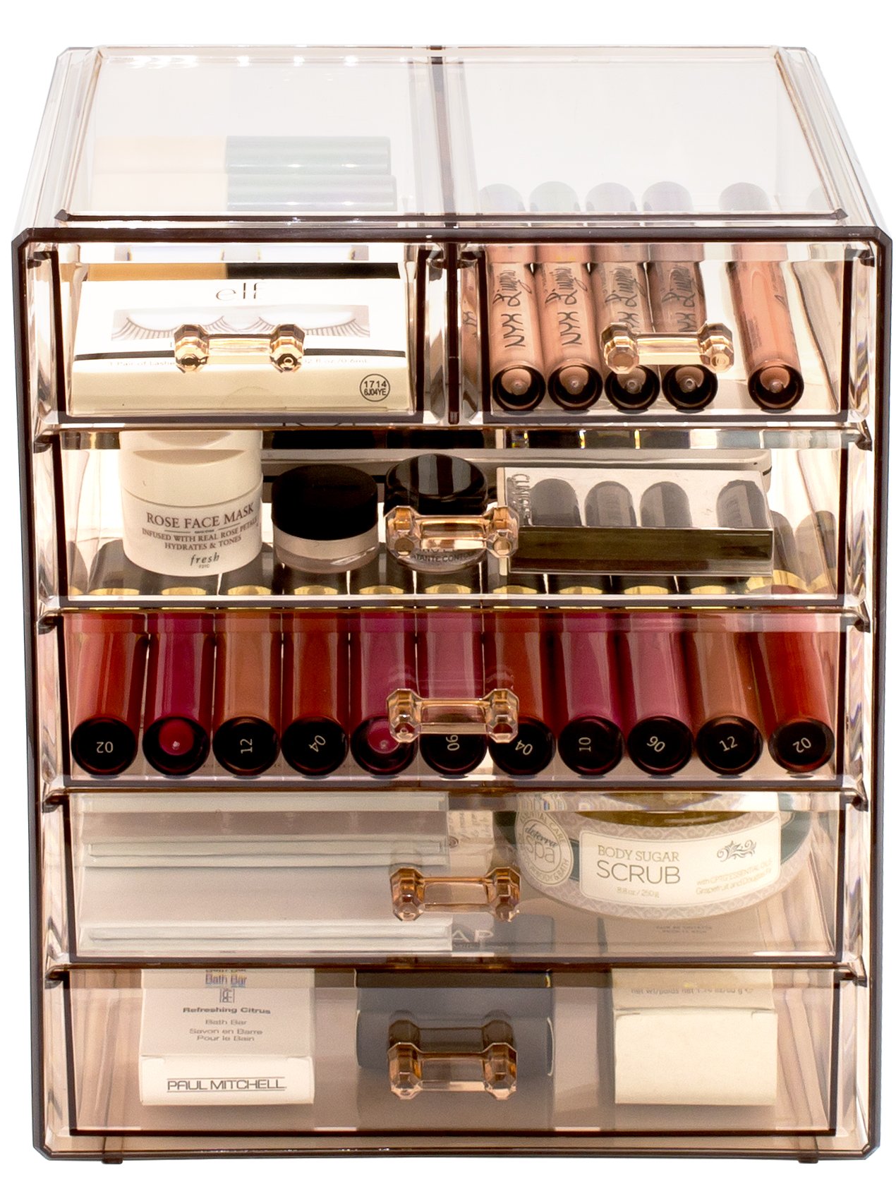 Snapklik.com : Sorbus Acrylic Clear Makeup Organizer - Big & Spacious ...