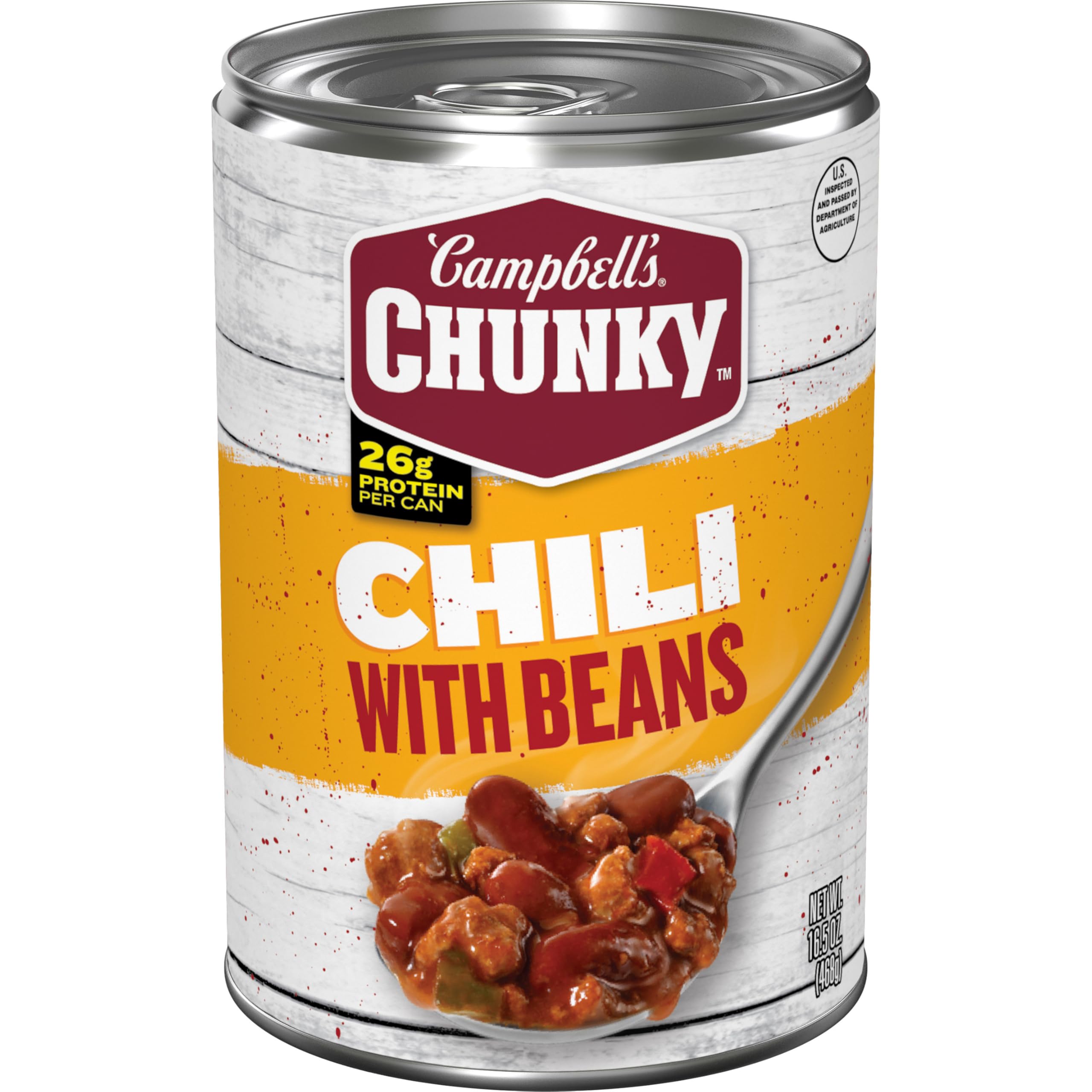 Campbell’s Chunky Chili With Beans, 16.5 oz Can