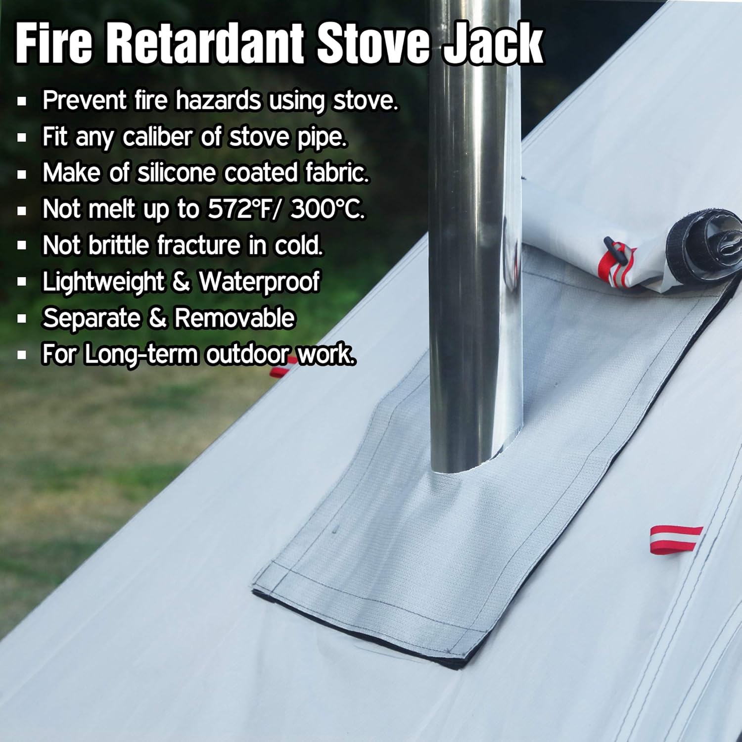 4 Persons 5lb Lightweight Tipi Hot Tents with Stove Jack, 73 Standing Room, Teepee Tent for Hunting Family Team Backpacking Camping Hiking