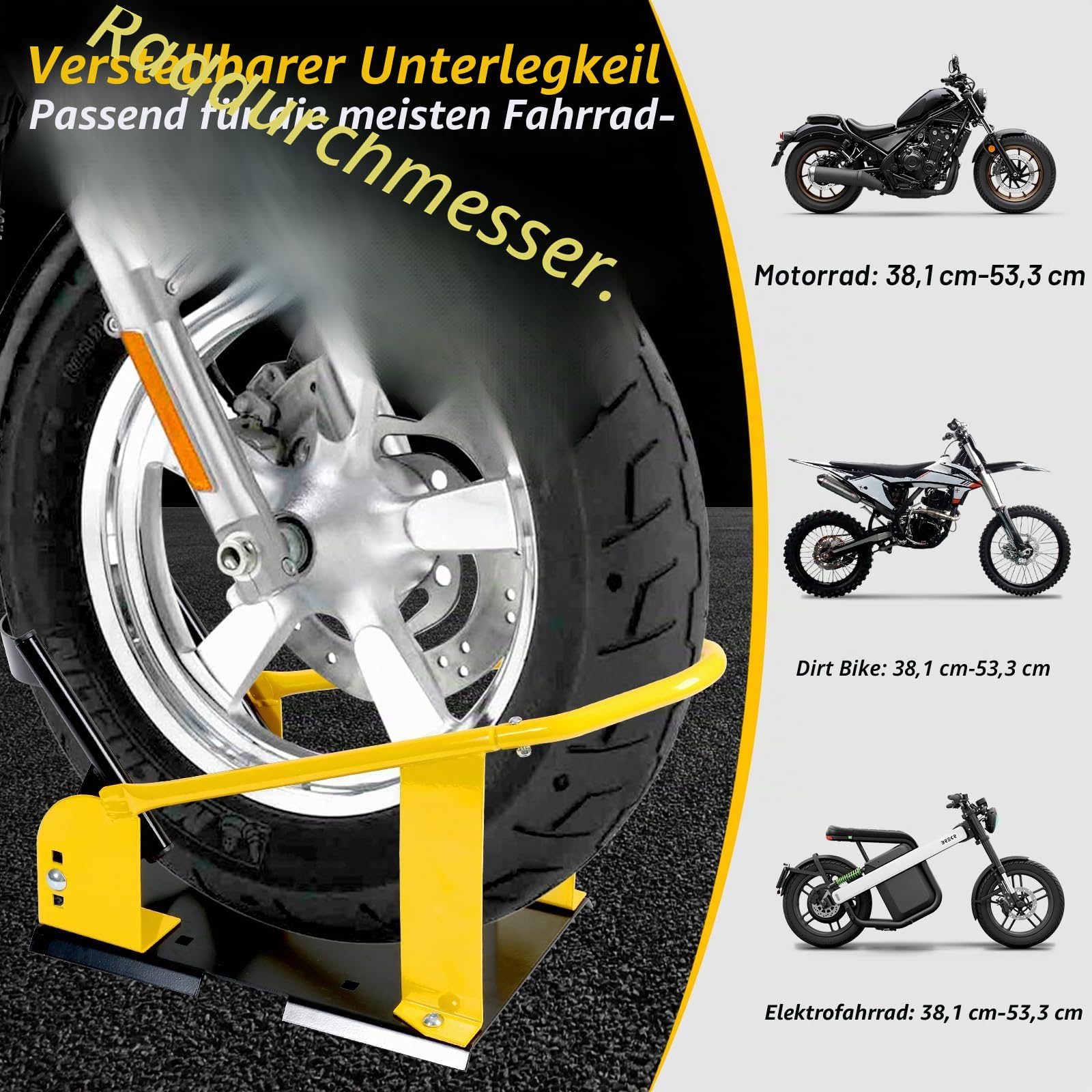 MaxxHaul 70075 Motorrad Unterlegkeil