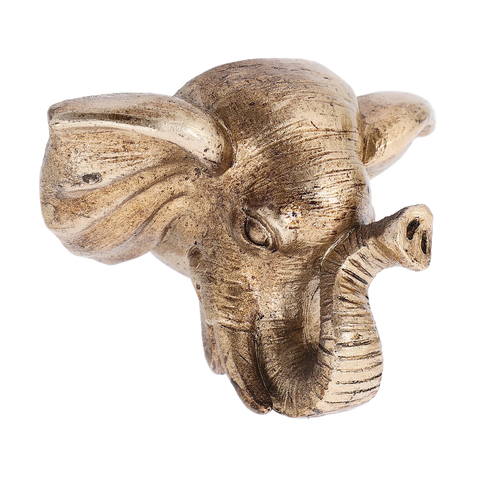 Alipis Elephant Head Wall Fountain Nozzle Outdoor Garden Water Fountain Spout Decorative Pool Sprayer Adjustable Wall-Mounted Pond Feature