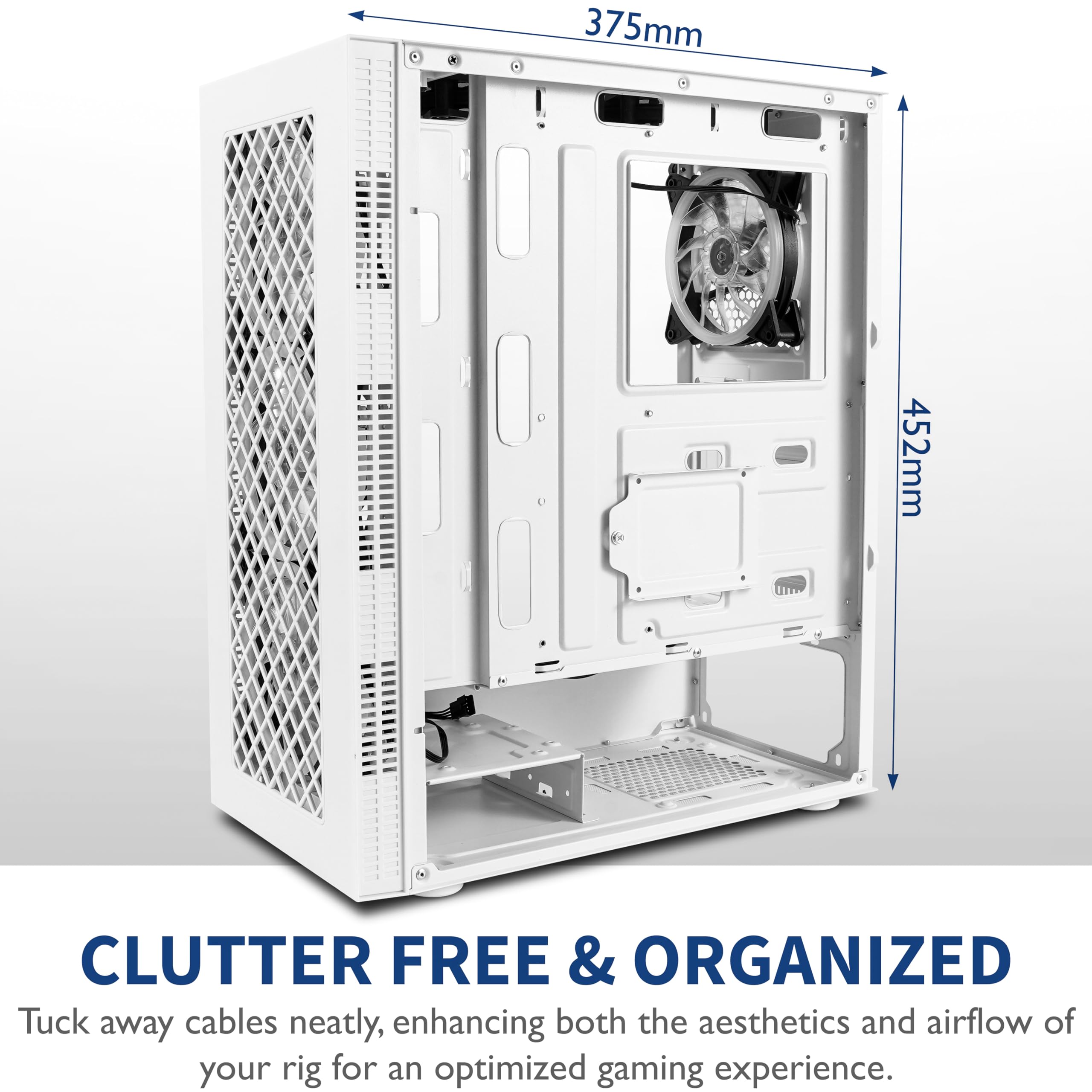 Amazon.com: METABUILD ATX PC Case with 6 Pre-Installed PWM