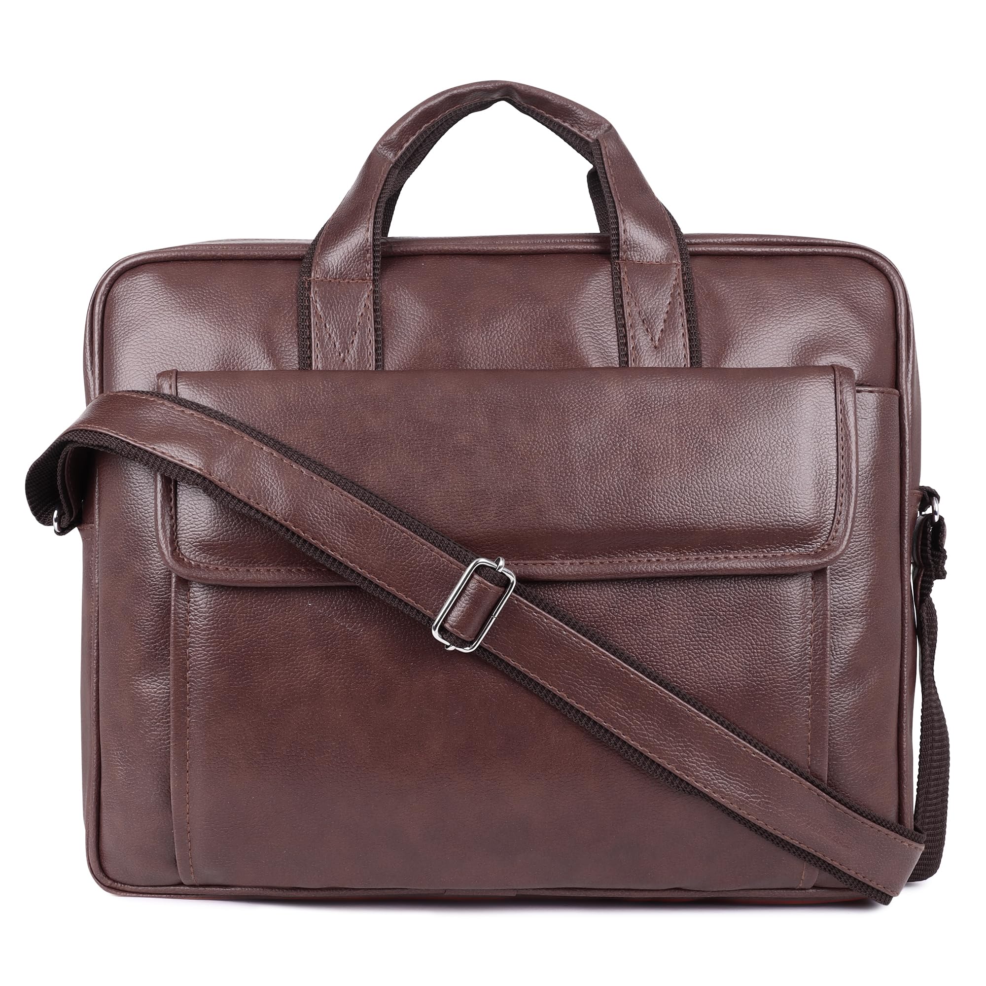 AHL Mens Synthetic Leather Briefcase Best Laptop Messenger Bag Satchel for Men (Black) (B0DHVMW28K) Amazon Price History, Amazon Price Tracker