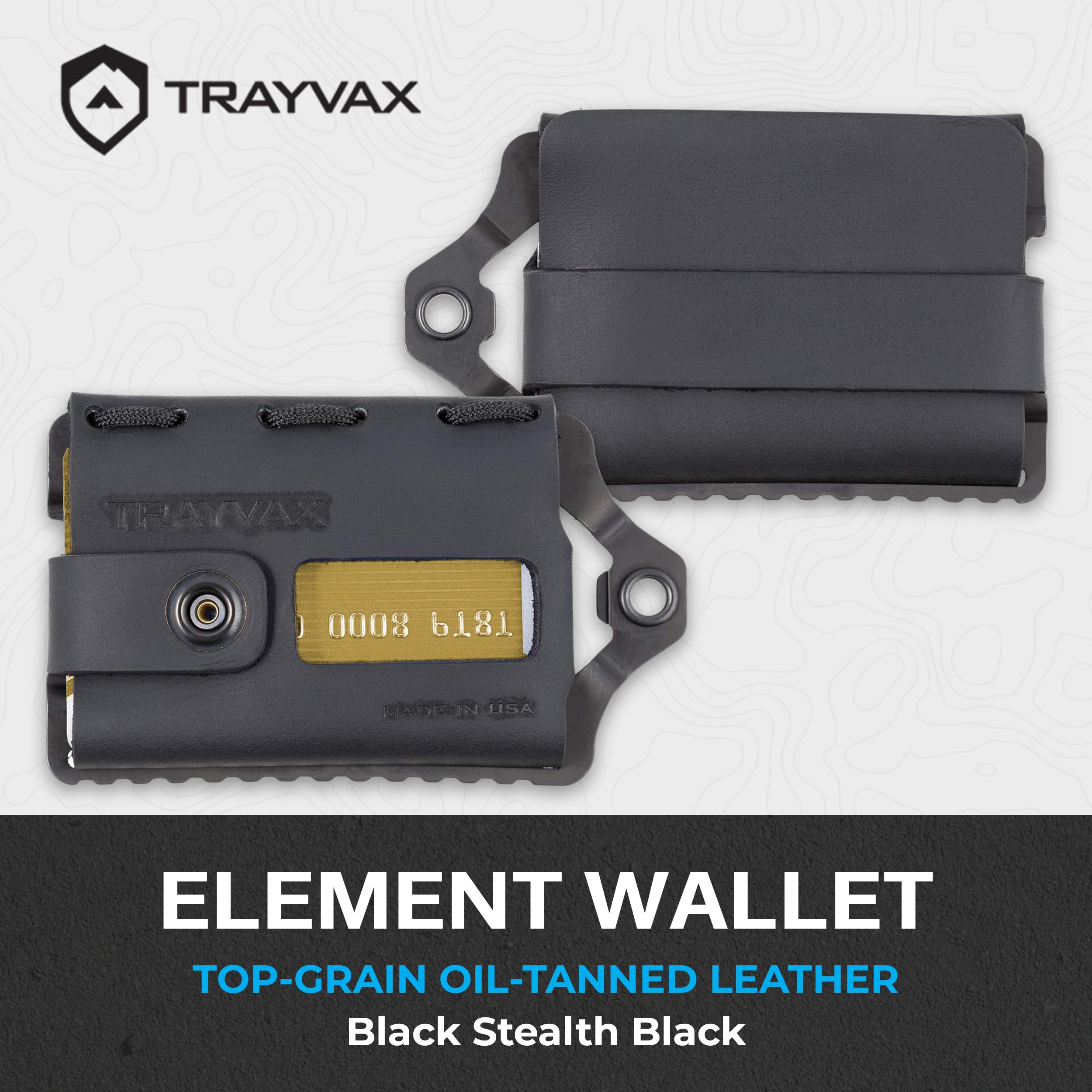 Trayvax Portfel Element - Czarny -