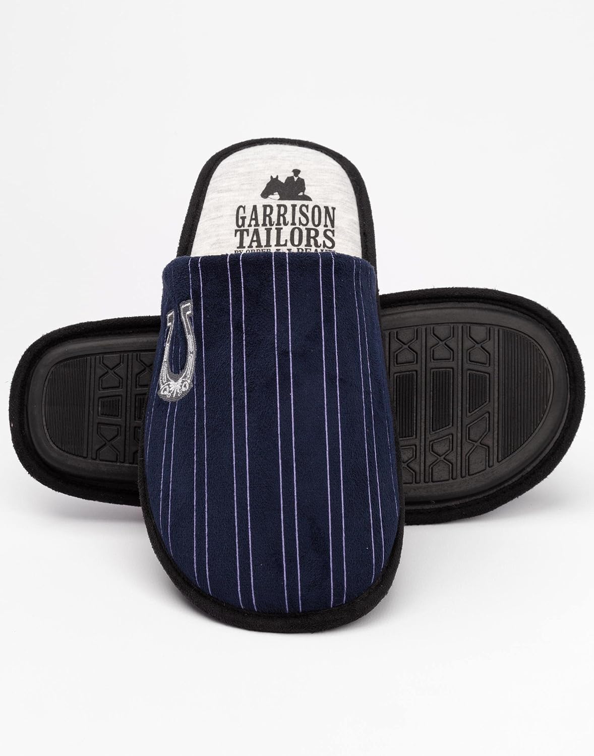 Peaky Blinders Slippers Mens Garrison Tailor Blue Soft House Shoes