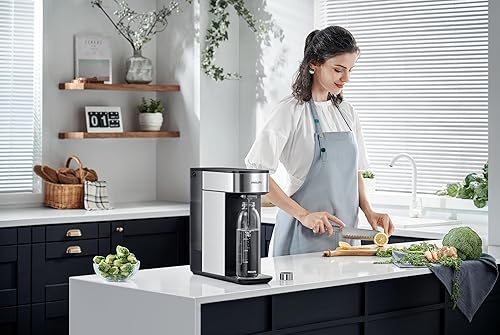 Miniatura 2 de PHILIPS Paquete de 2 botellas de agua de vidrio ADD907P2, botellas de acero inoxidable de 16.9 onzas para PHILIPS ADD5930BK37 dispensador de agua de