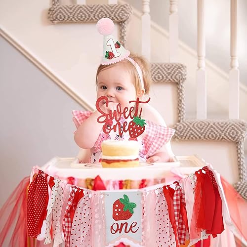 Vista 117 de Juego de decoración de primera fiesta con diseño de margaritas bohemias para silla de bebé, decoración de primera fiesta con adorno de pastel hecho