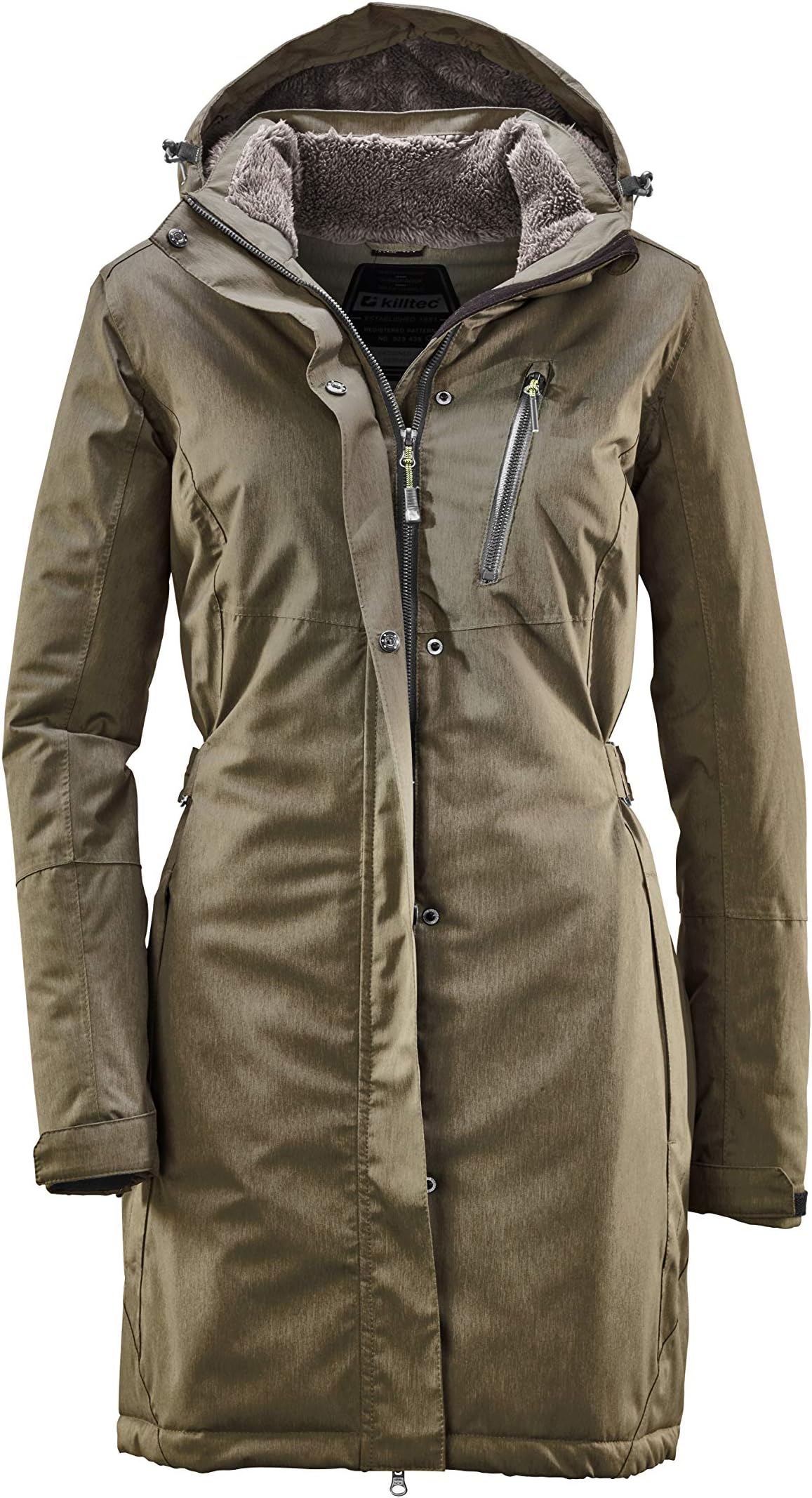 killtec Women's Alisi Functional Parka With Zip-off Hood