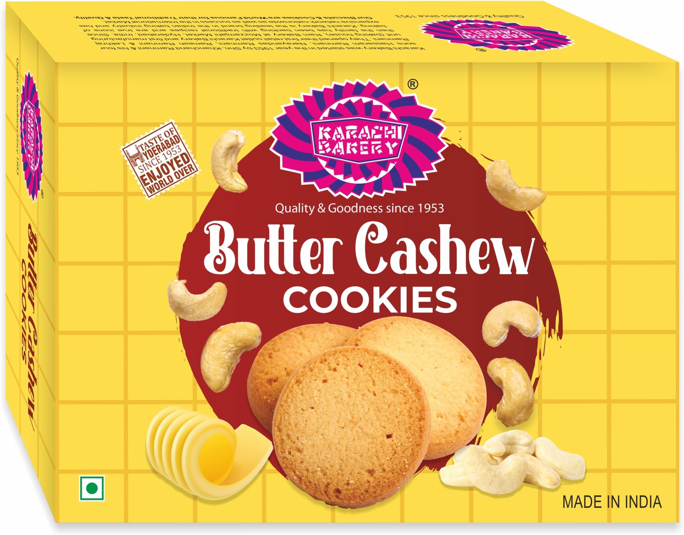 Karachi Bakery Buttter Cashew Cookies, 400g