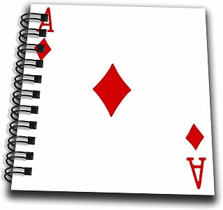3dRose db_76550_3 Ace of Diamonds Playing Card-Red Diamond Suit-Gifts for Cards Game Players of Poker Bridge Games-Mini Notepad, 4 by 4"