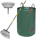 Adjustable Garden Rake for Leaves 36-73