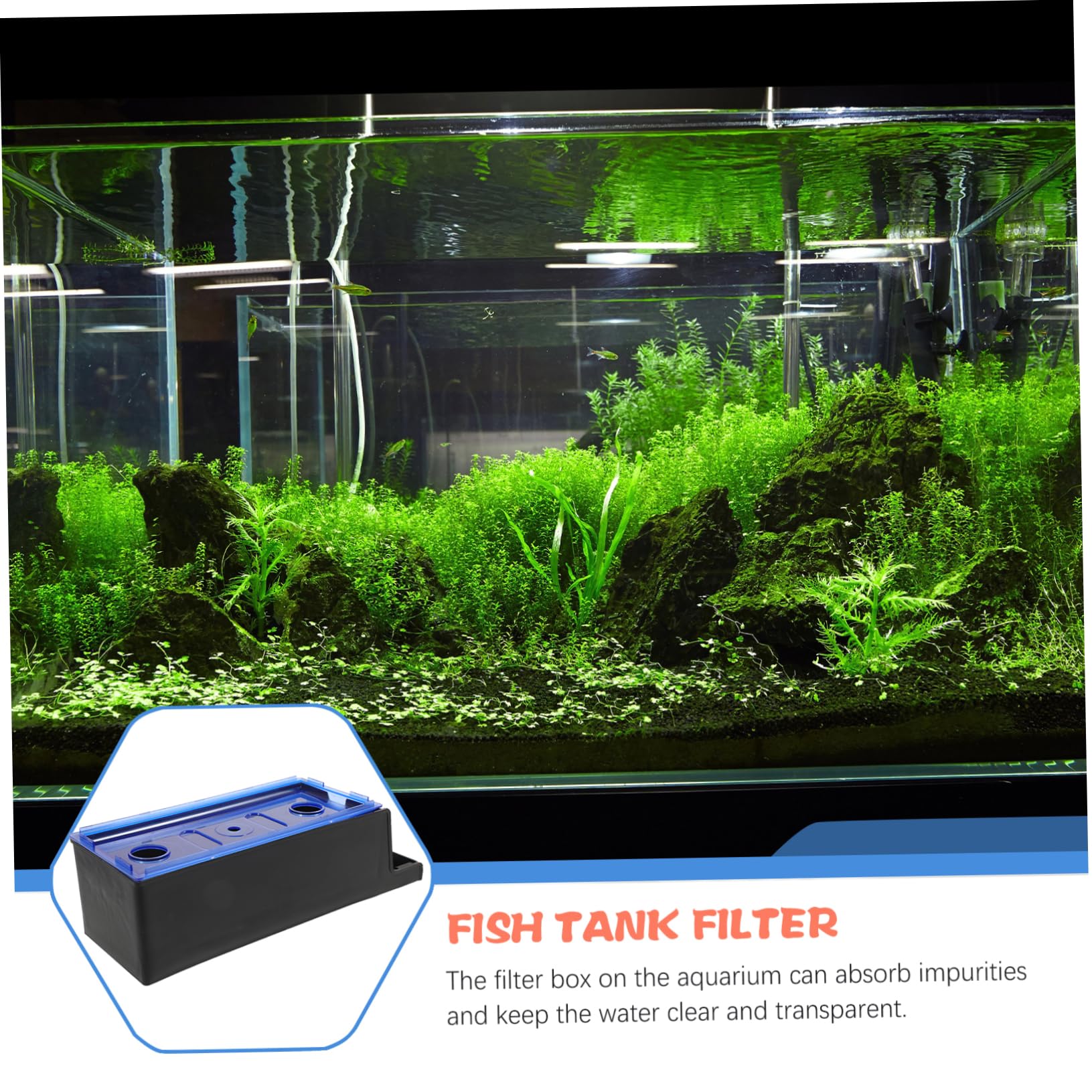 BESPORTBLE 3stücke Fish Tank Box Mit Externem Filterdesign Hängende Filterbox Für Aquarien Einfache Wartung Und Verbesserten Sauerstoffgehalt Geeignet Für Süßwasser-aquarien