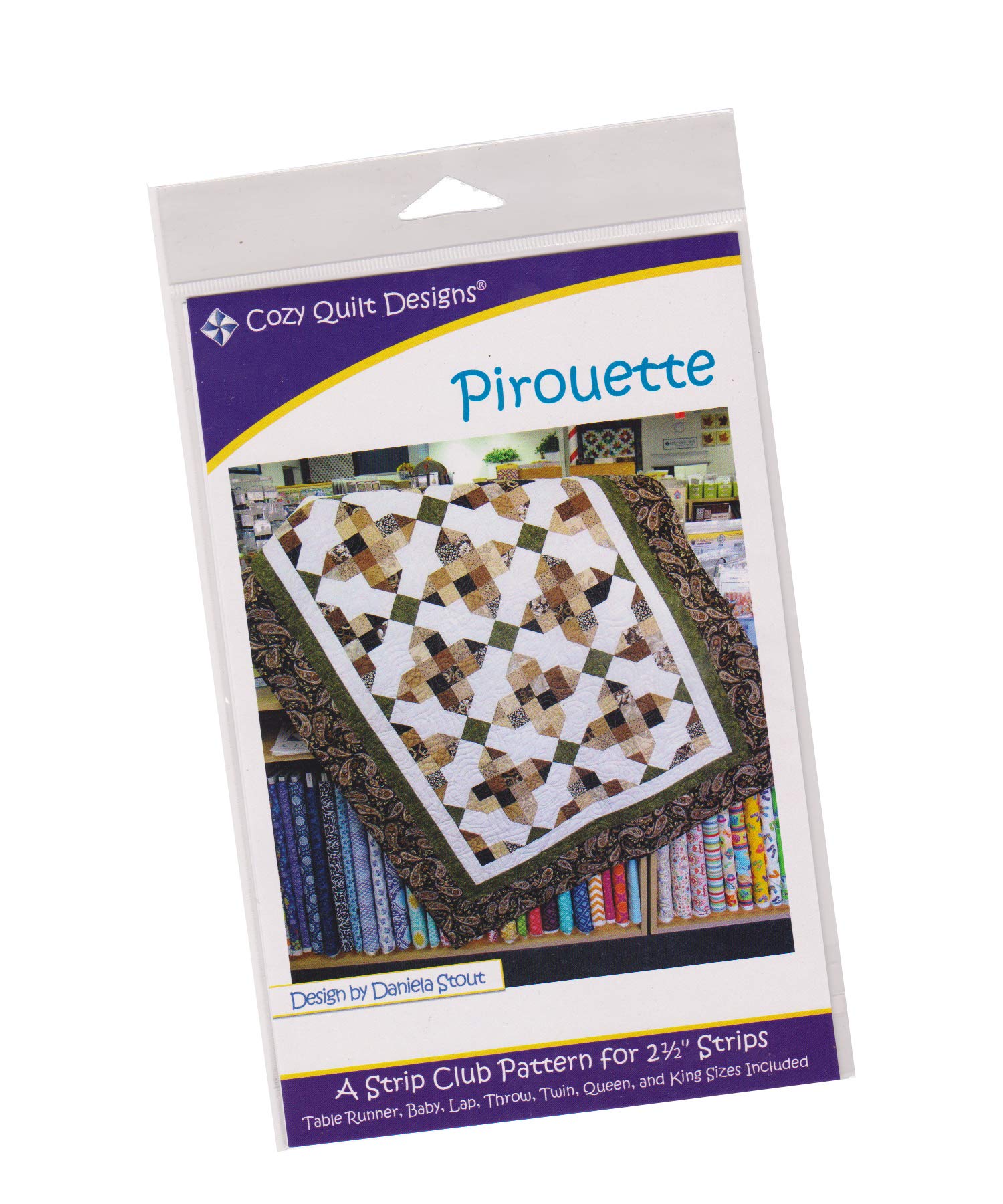 Amazon.co.jp: Cozy Quilt Designs 「ストリップクラブ」パターン