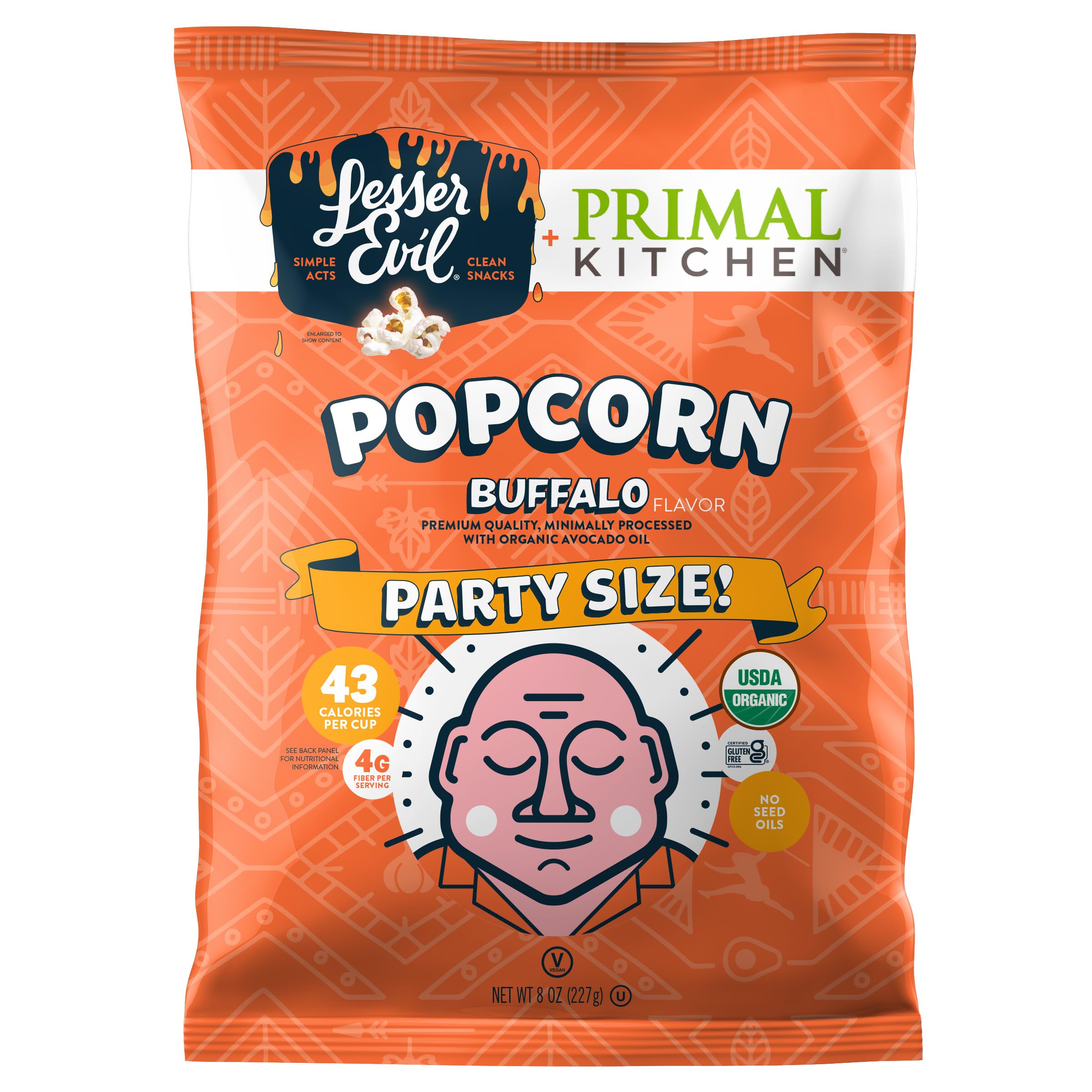 LesserEvil Buffalo Popcorn