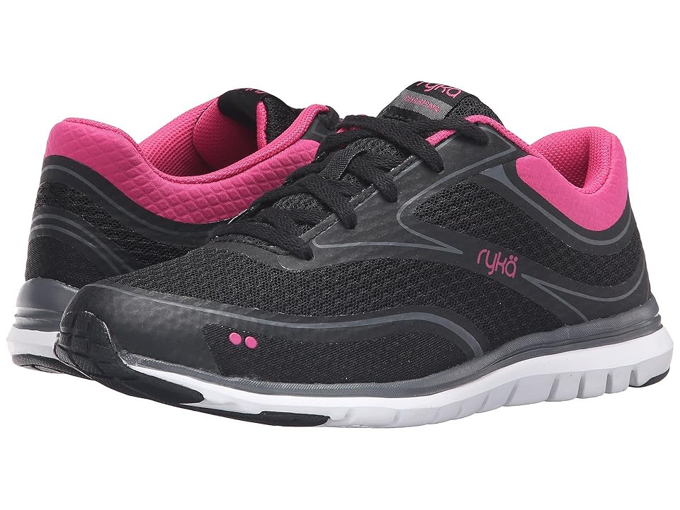 

Ryka Charisma (Black/Fuchsia Purple/Iron Grey) Women's Shoes