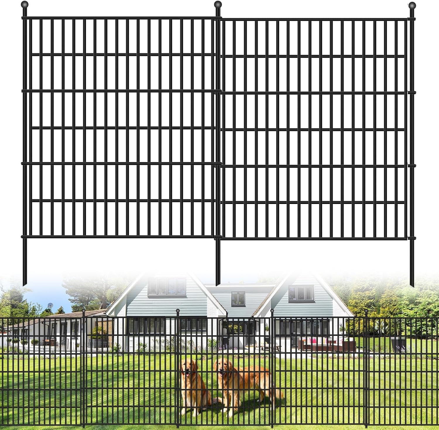 Photo 1 of Toolterritary 5-Panel Garden Fence with Gate
