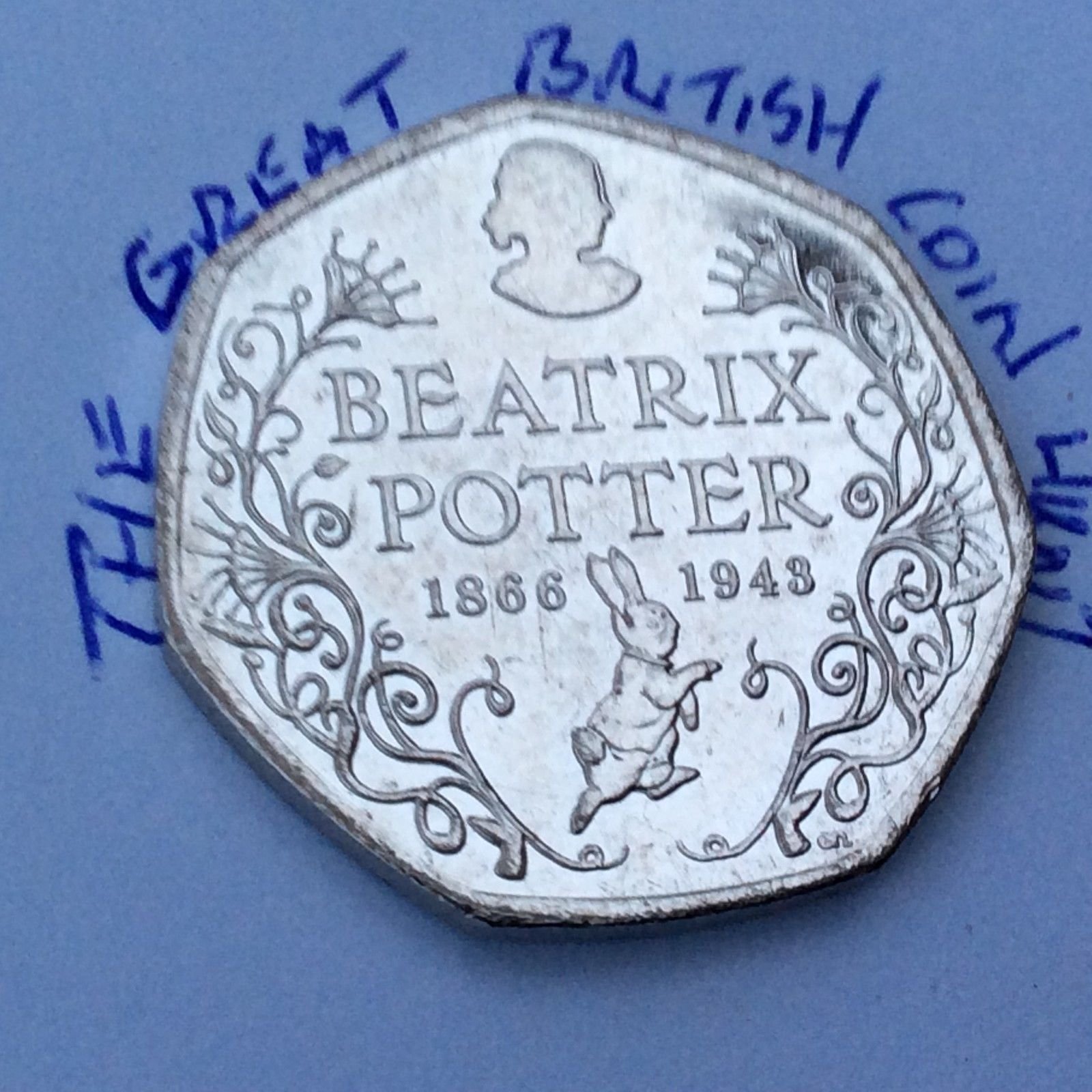TGBCH Beatrix Potter 50p Coins VGC (150th Anniversary)